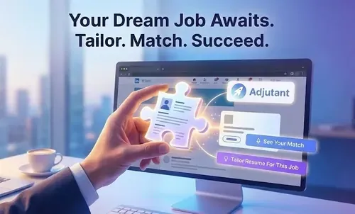Adjutant Chrome Extension Interface